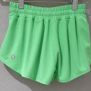 Lululemon Athletica Vibrant Green Athletic Shorts